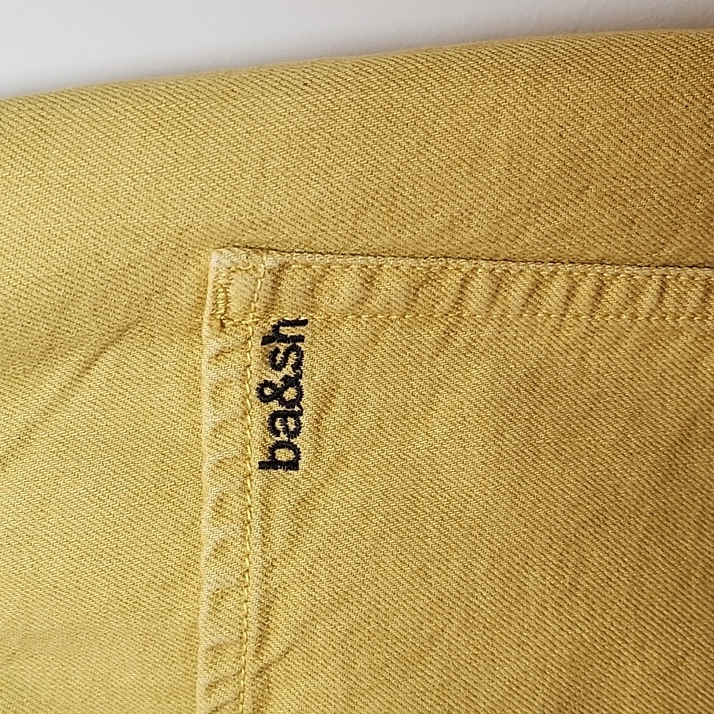 Ba&sh Paperbag Lady pants Jalia yellow buttery Size 2 - Picture 15 of 16
